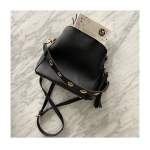 Vegan Suede & Leather purse (Perfect for Books)